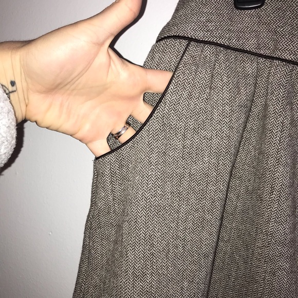 Tweed like skirt with pockets - Picture 2 of 3
